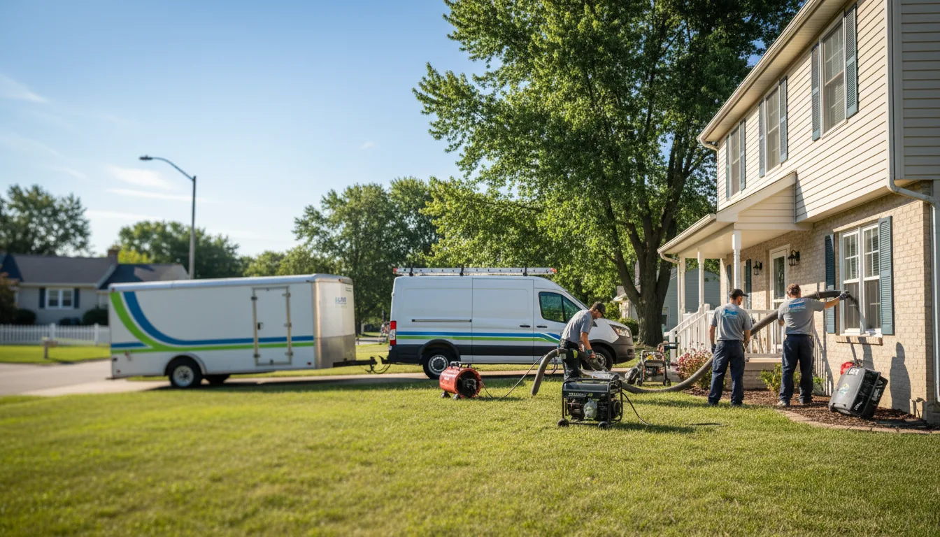 Flooded Basement Restoration And Cleanup With Repair in Saronville, NE near me